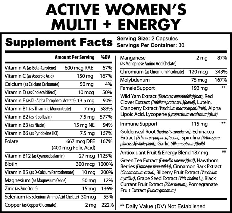 Active Women's Multi + Energy