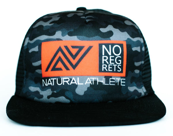 Natural Athlete Trucker Hat "No Regrets"